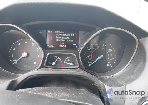 2017 Ford Focus Titanium z USA, uszkodzony, nr VIN 1FADP3N28HL333927